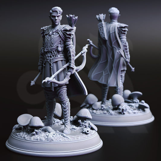 Male Drow Hunter - Drow Soldier 2