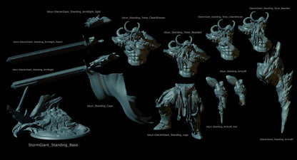 Storm Giant Barbarian - Warrior - Stance - Jotun