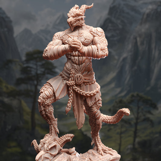 Dragonborn Monk - Kuthrak