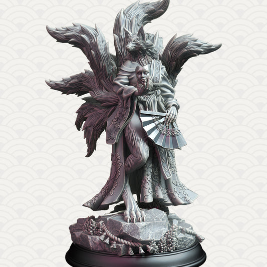 Kitsune Female Sorcerer - dancer - Kyubi