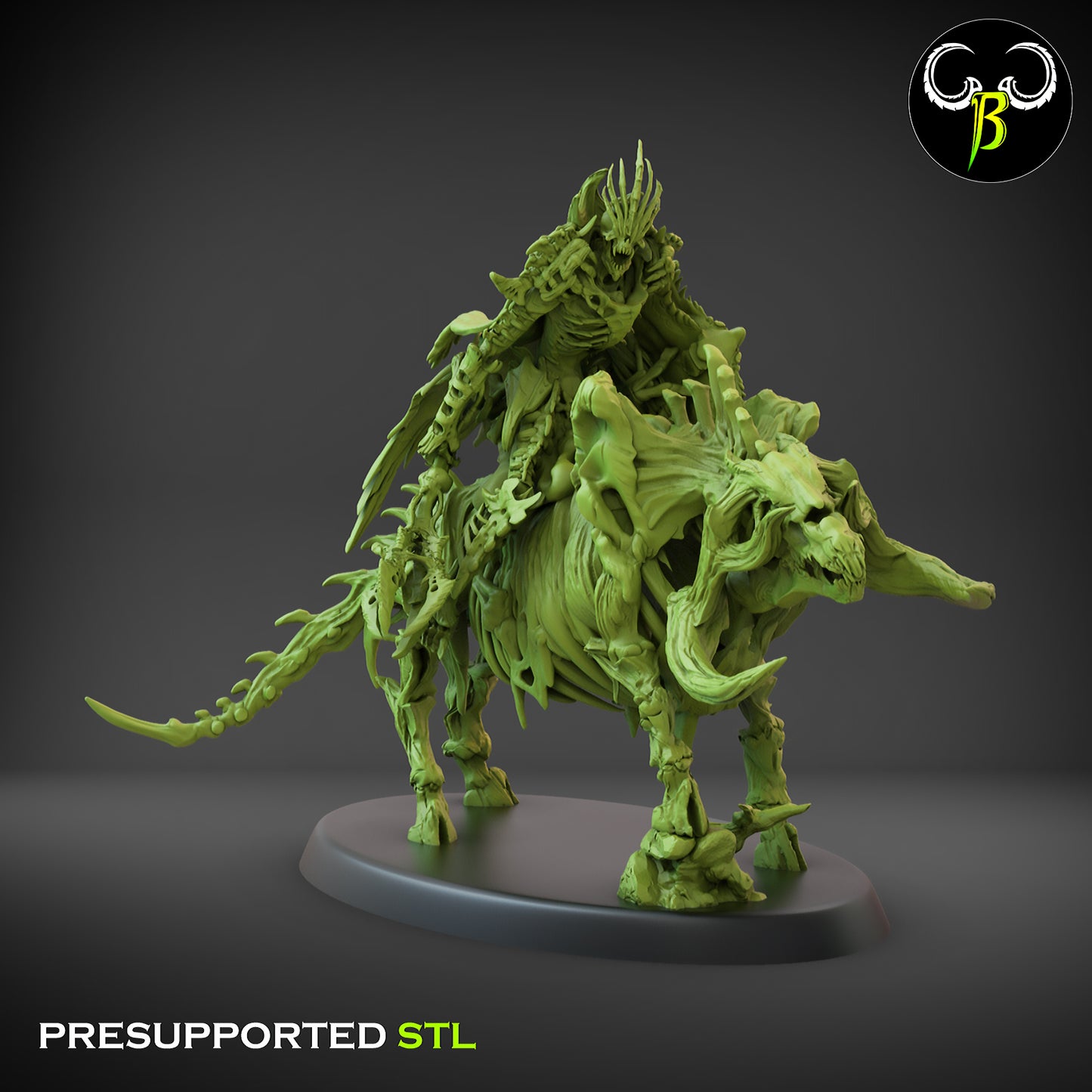 Marrow King - On Nightmare Warhorse