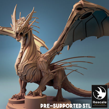 Metalic Dragon Construct - Robot Dragon