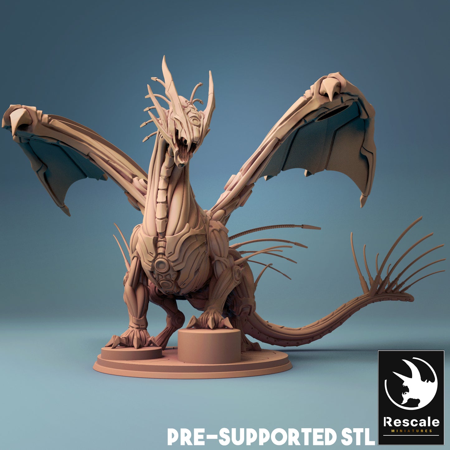 Metalic Dragon Construct - Robot Dragon