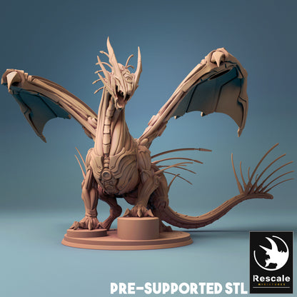 Metalic Dragon Construct - Robot Dragon