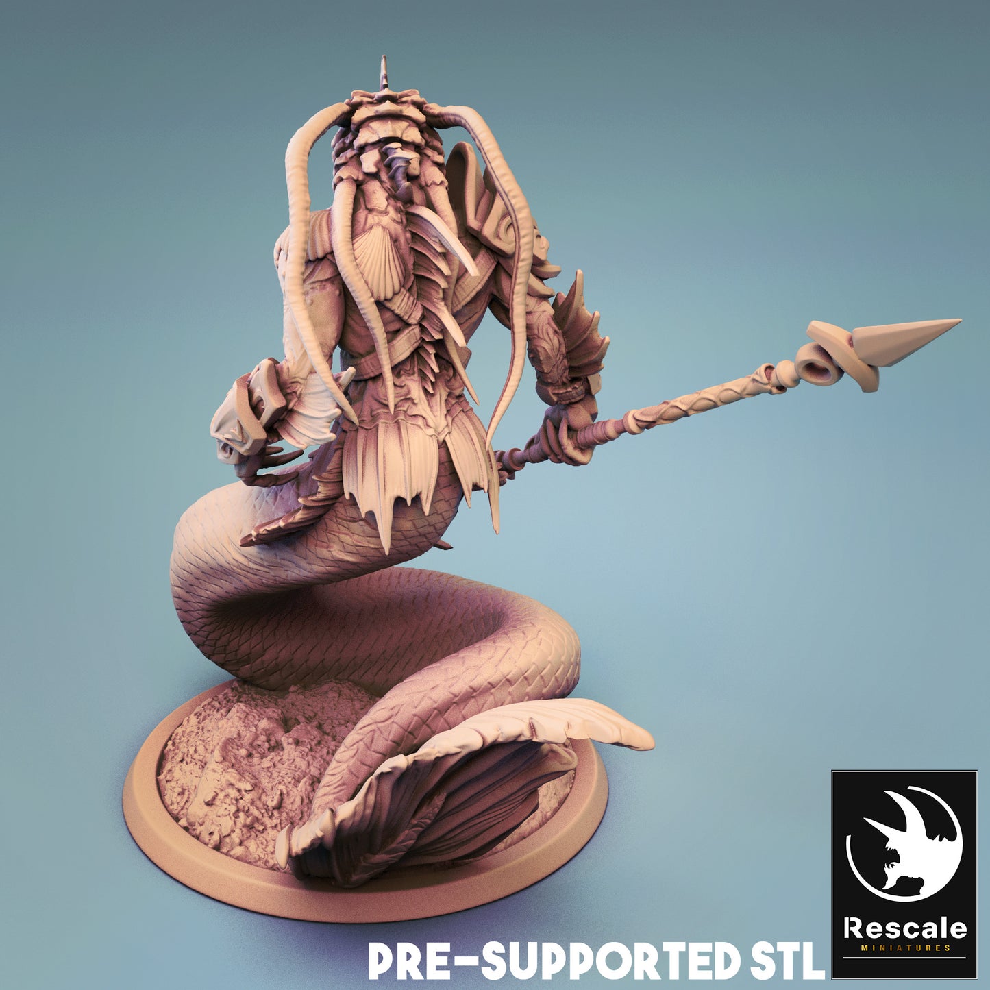 Triton - Spear - Merfolk warrior