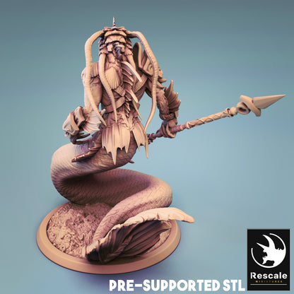 Triton - Spear - Merfolk warrior