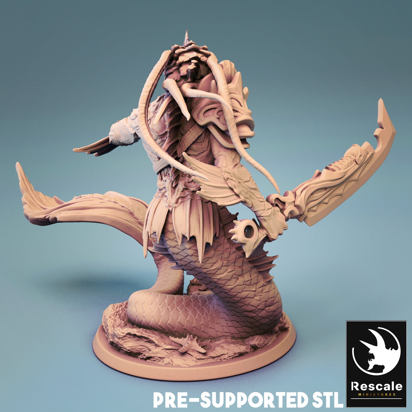 Triton - Merfolk warrior - Sword