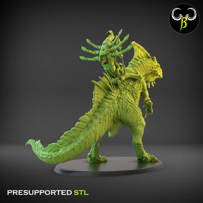 CB Nebuladon - Lizardman Mage - Dinosaur Mount