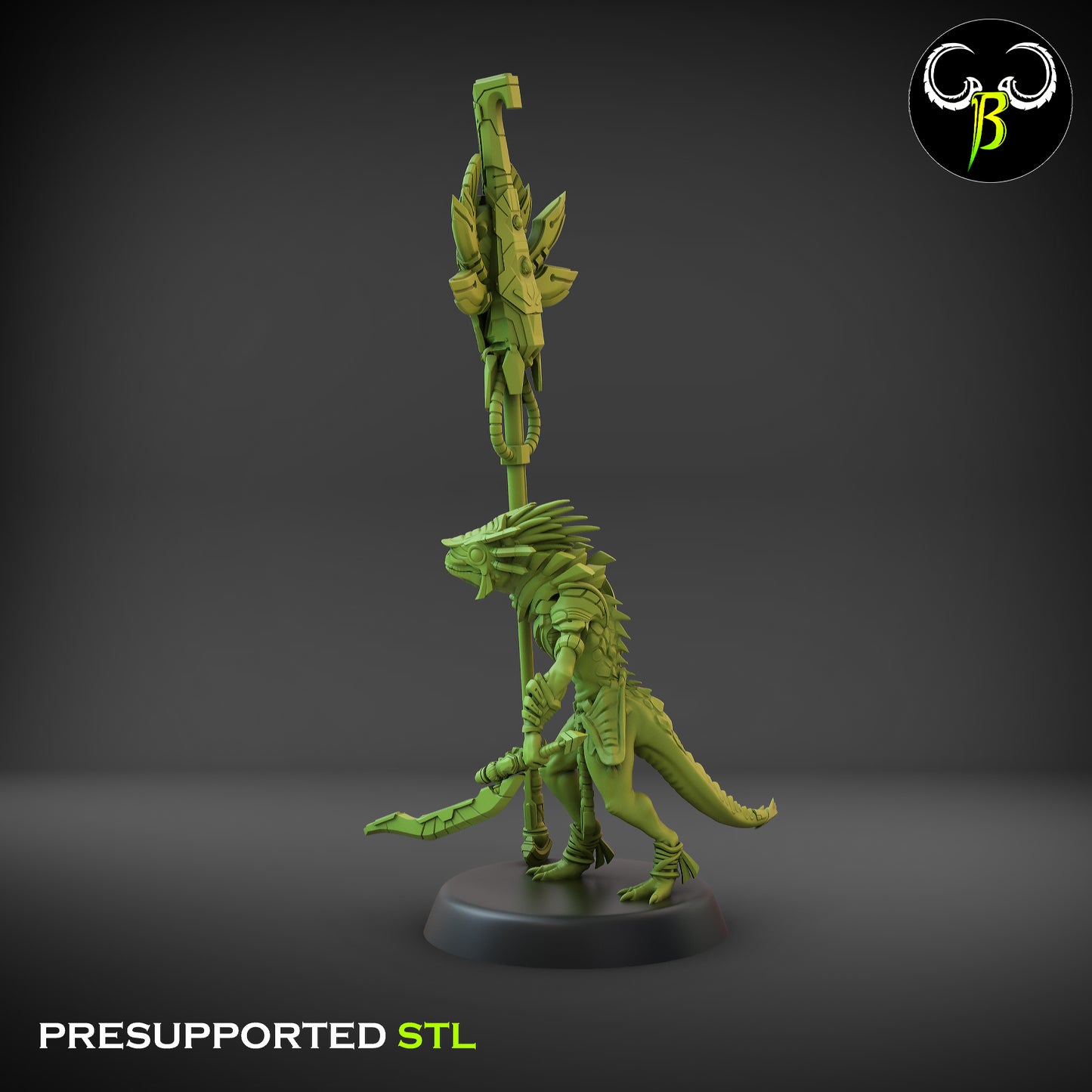 Nova Guard - Lizardman bannerman
