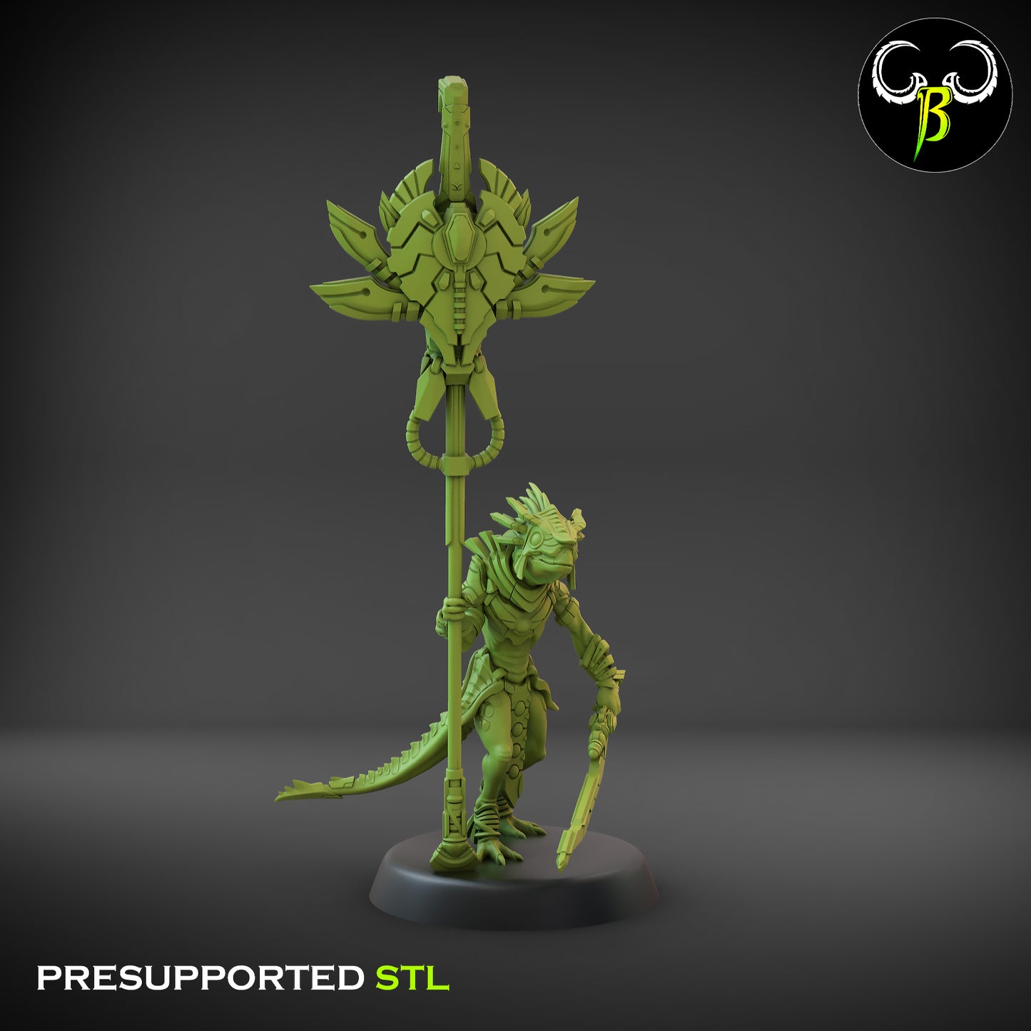 Nova Guard - Lizardman bannerman