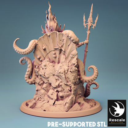 Octopus Merefolk warrior - Queen