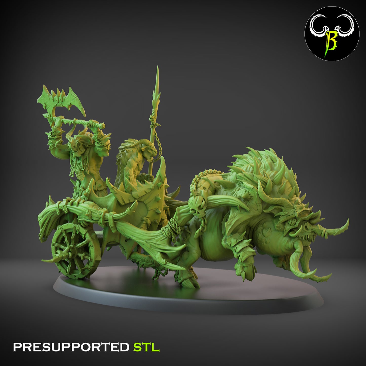 Savage Chariot - Demon gorebreaks with Boar - pack