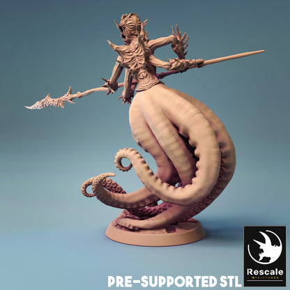 Octopus Merefolk warrior - Spear
