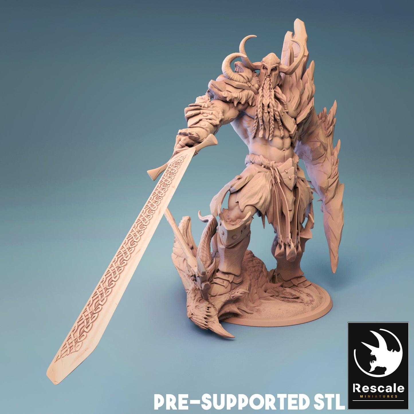 Storm Giant Barbarian - Warrior - Stance - Jotun