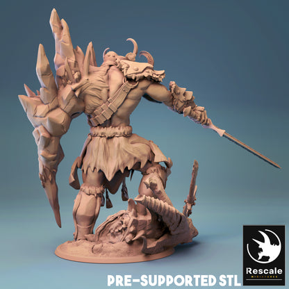 Storm Giant Barbarian - Warrior - Stance - Jotun