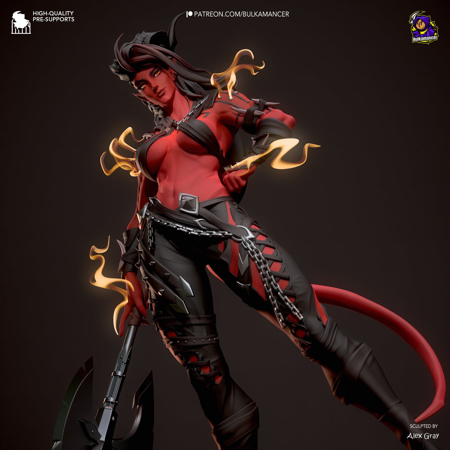Baldur's Gate 3 - Karlach, Stylized V2