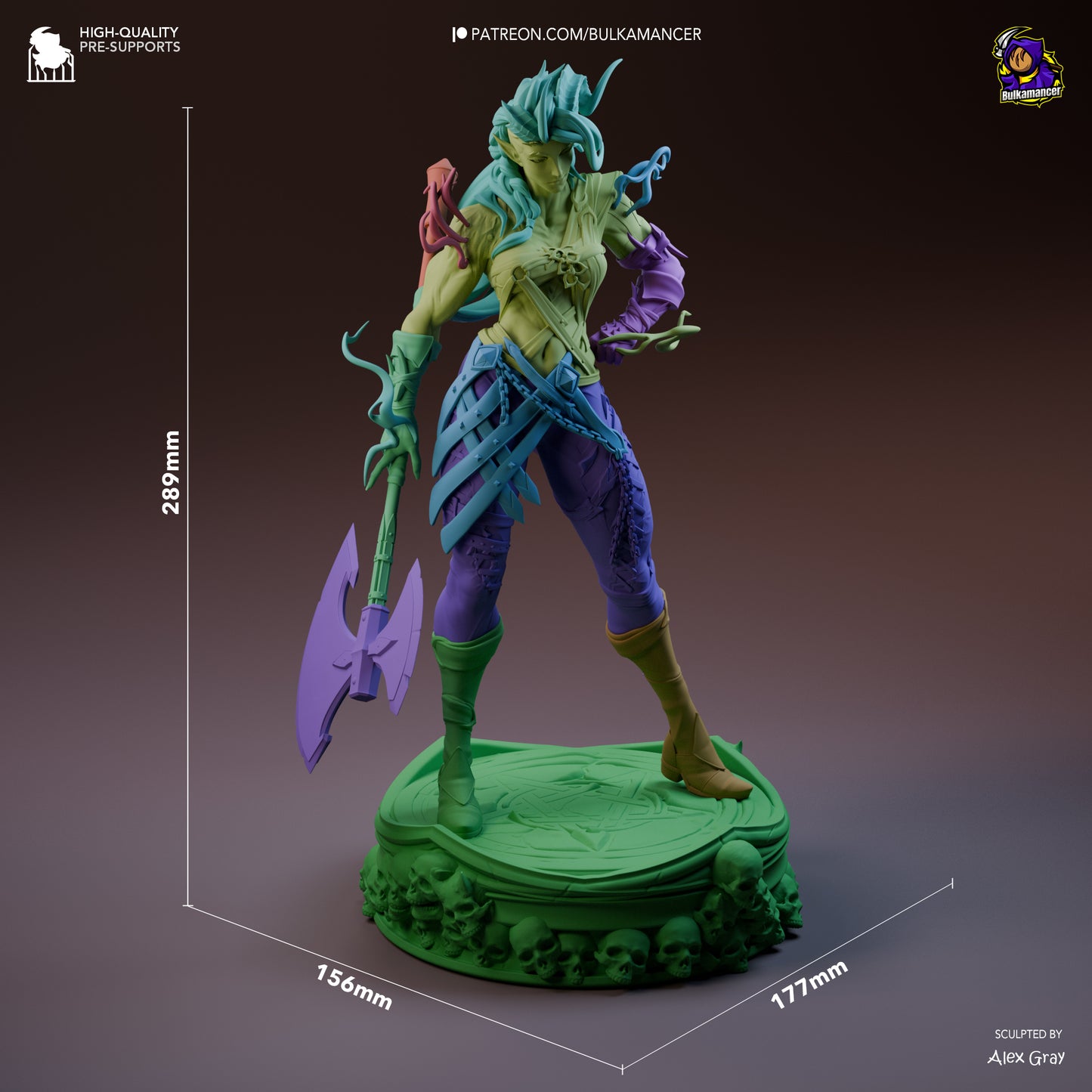 Baldur's Gate 3 - Karlach, Stylized V2