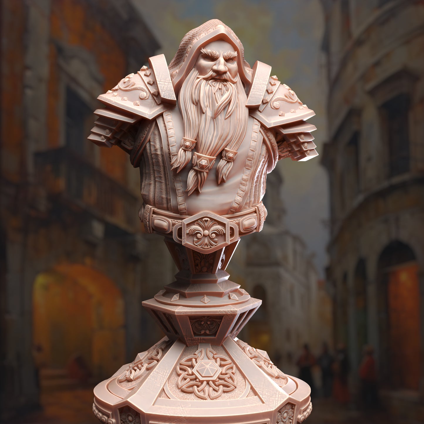 Dwarven Cleric - Bust