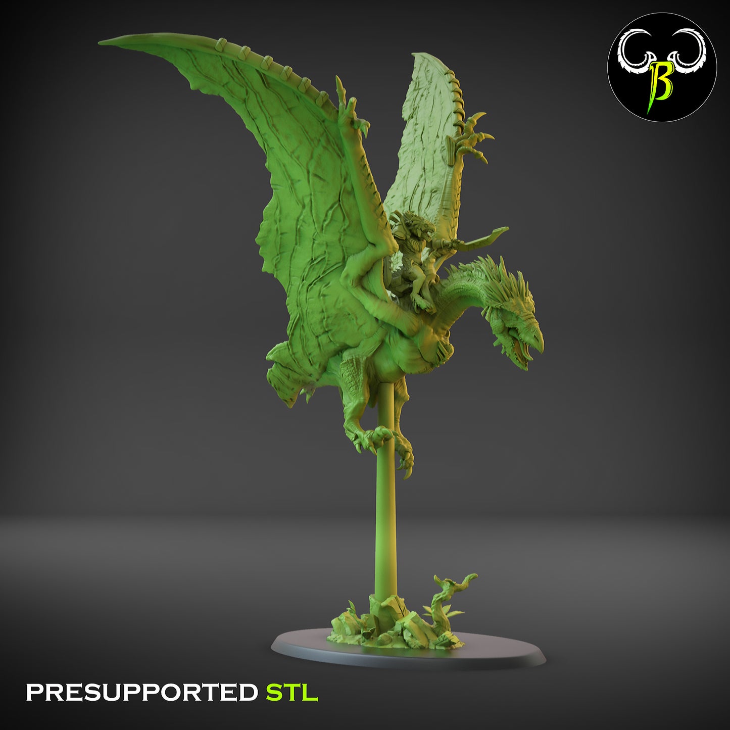 CB Pterodactyl Rider - Lizard man - Sauranid (A)