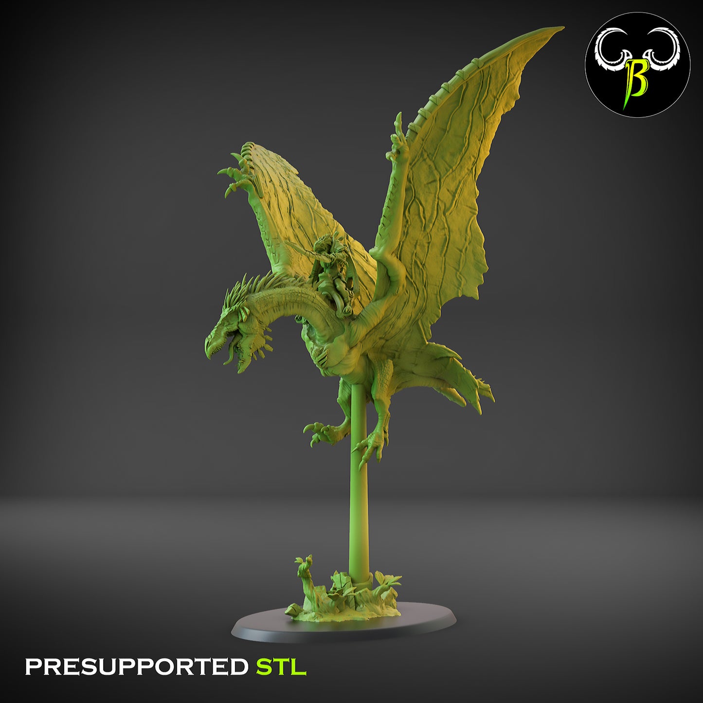 CB Pterodactyl Rider - Lizard man - Sauranid (A)