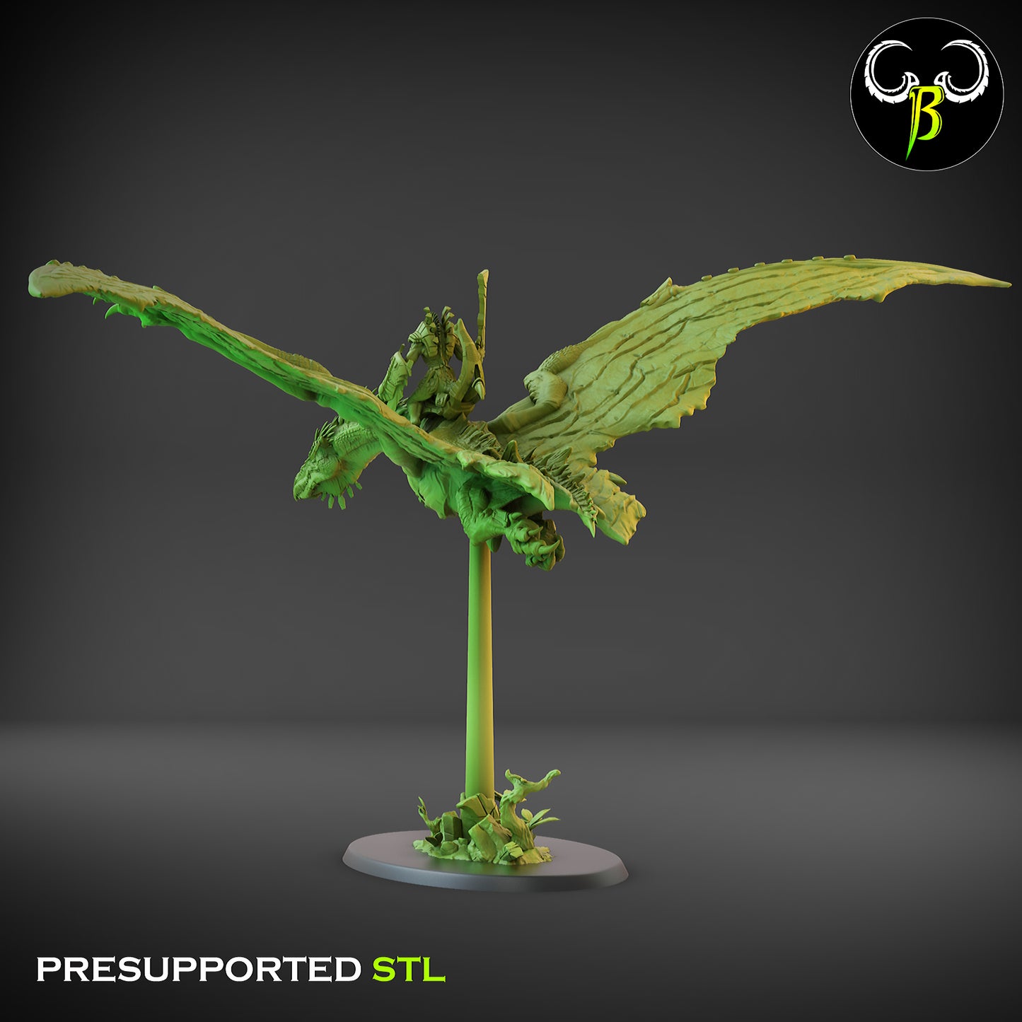 CB Pterodactyl Rider - Lizard man - Sauranid (B)