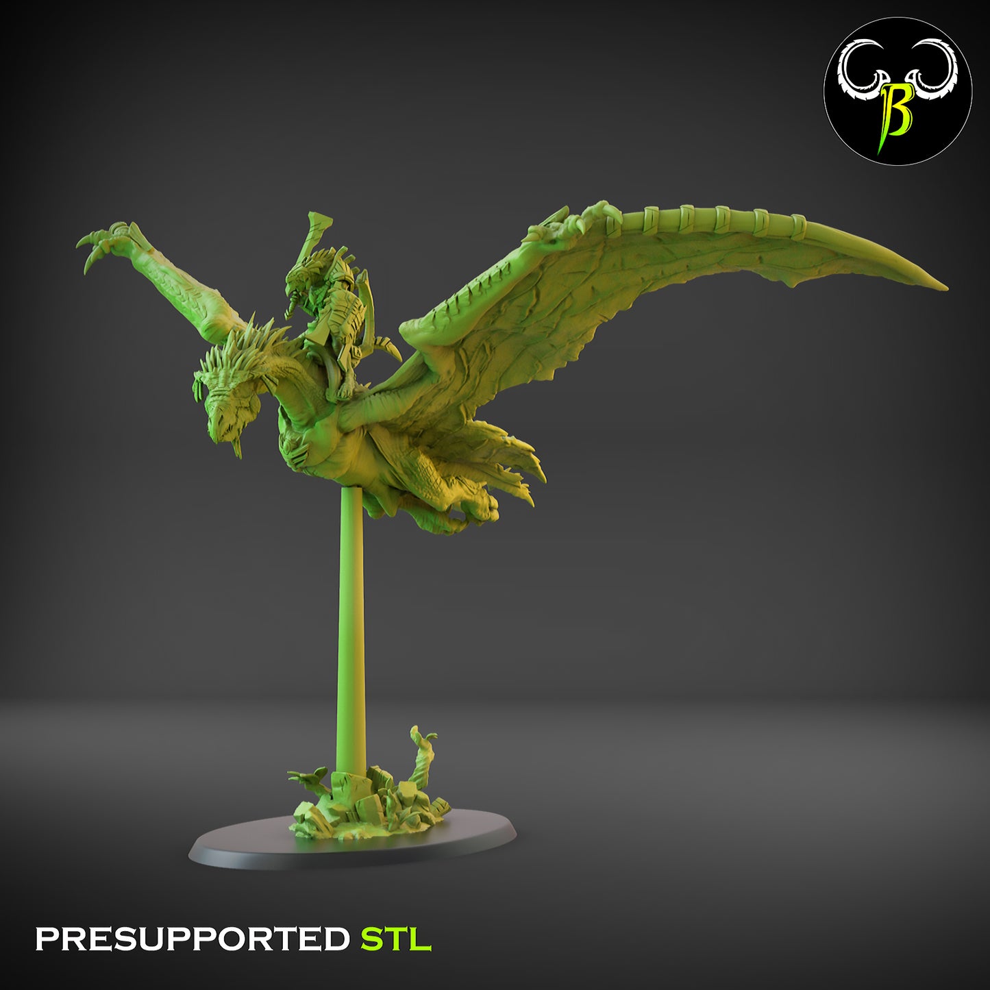 CB Pterodactyl Rider - Lizard man - Sauranid (B)