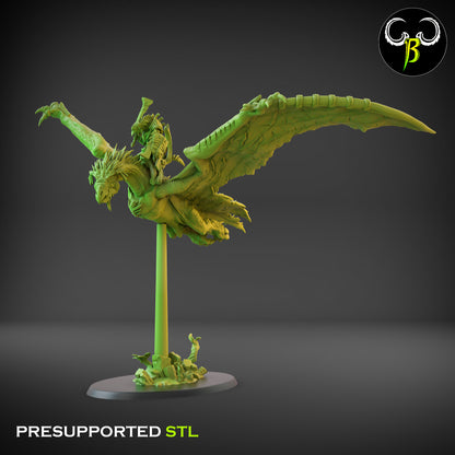 CB Pterodactyl Rider - Lizard man - Sauranid (B)