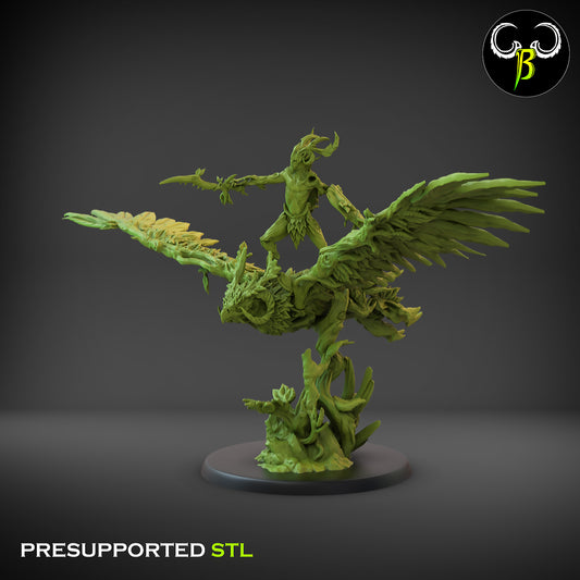 CB The Fae Wilds - Dryad Satyr Wind Rider Warrior - Sword and Shield