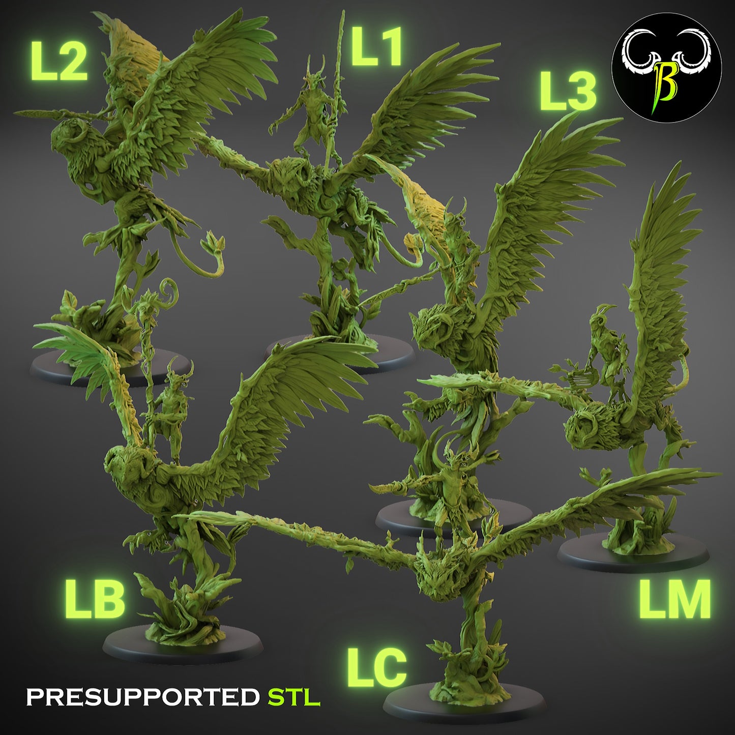 Dryad Satyr Wind Rider: Lance 3 Pack Pick Em