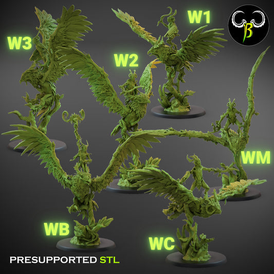 Dryad Satyr Wind Rider: Shield 3 pack Pick em