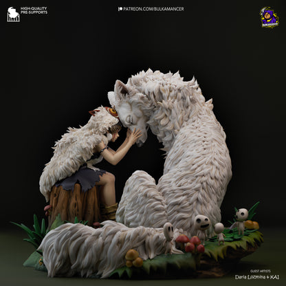 Princess Mononoke & Wolf