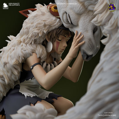 Princess Mononoke & Wolf